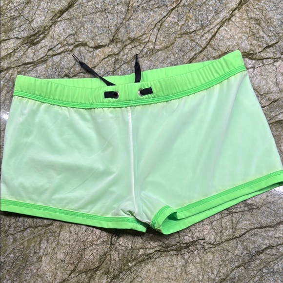 Diesel Green Swim Trunks with Adjustable Fit - Picture 6 of 6